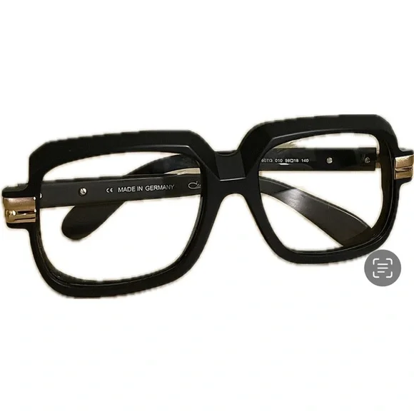 Cazal Matte Black Glasses